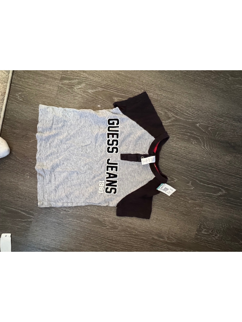 Guess Jeans Boys' Short Sleeve Henley Shirt